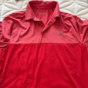 Under Armour Men's Crimson Polo Shirt